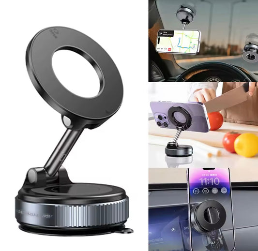 Welléa™ – Magnetisk Mobilhållare med Ultrastarkt Vakuumfäste