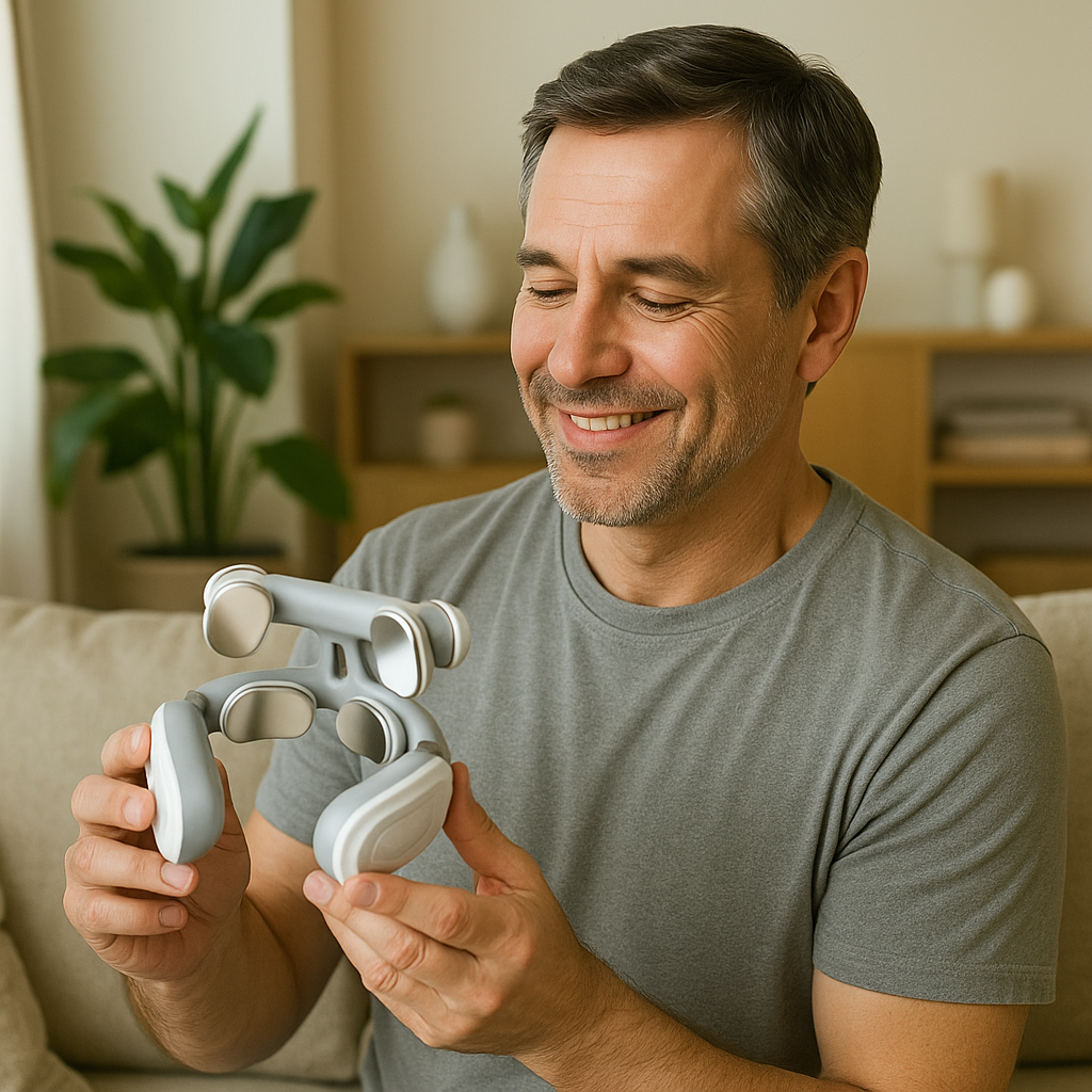 Wellea™ Nackterapi –
Djup lindring med klinisk precision – hemma hos dig.