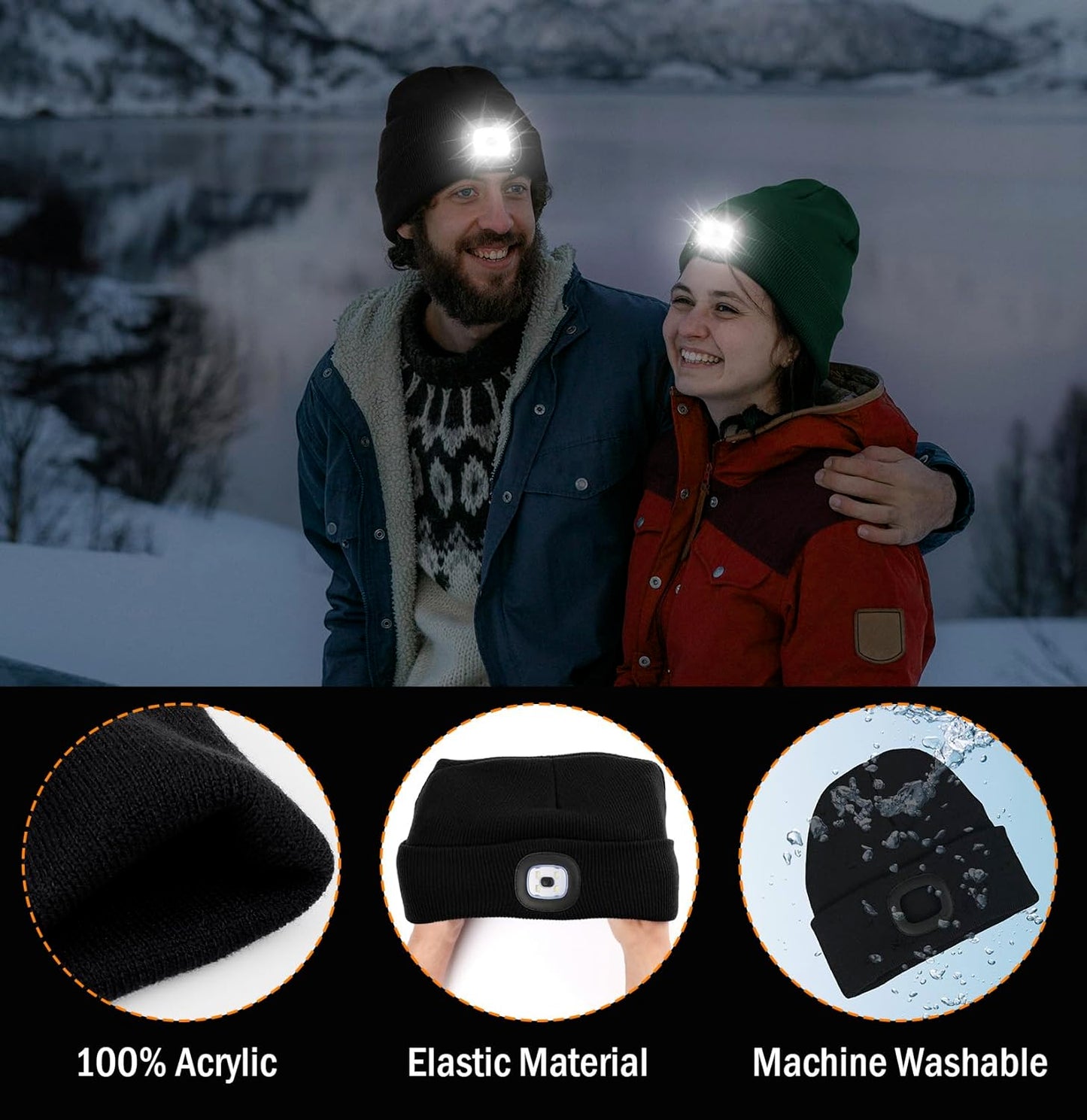 Smart LED-mössa med Bluetooth