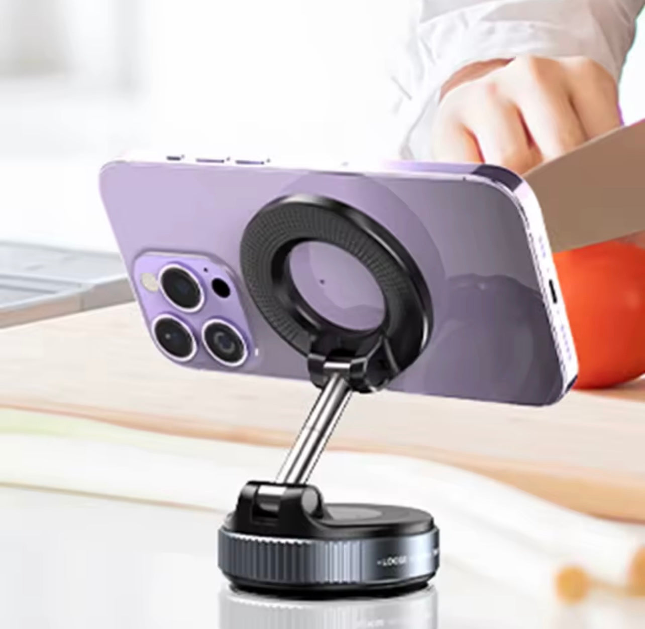 Welléa™ – Magnetisk Mobilhållare med Ultrastarkt Vakuumfäste