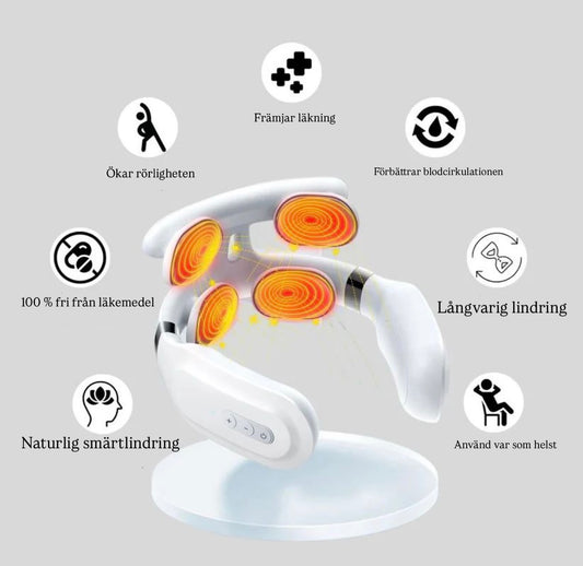 Wellea™ Nackterapi –
Djup lindring med klinisk precision – hemma hos dig.